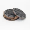 Coasters set - Wheel of Flowers - Graphite Copper finish - main