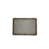 Cane weave style wooden tray